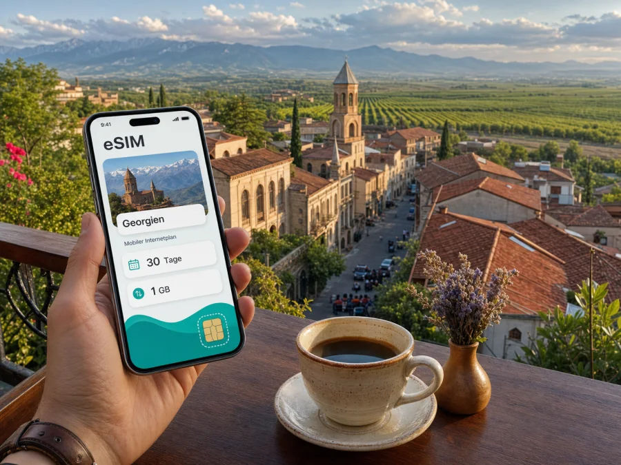 Telawi eSIM: mobiles Internet in Georgien