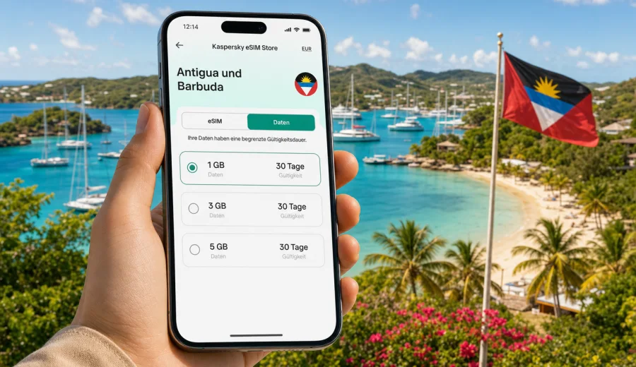 eSIM Antigua und Barbuda: Internet auf Reisen