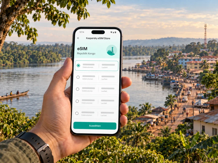 Ouesso eSIM: Mobiles Internet in der Republik Kongo