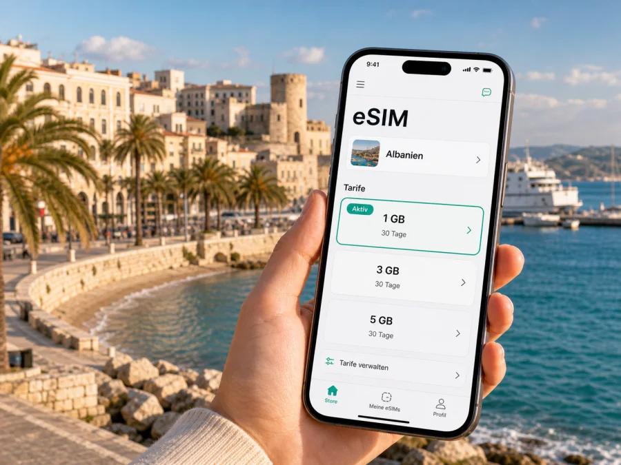 Durres eSIM: mobiles Internet für Ihre Reise