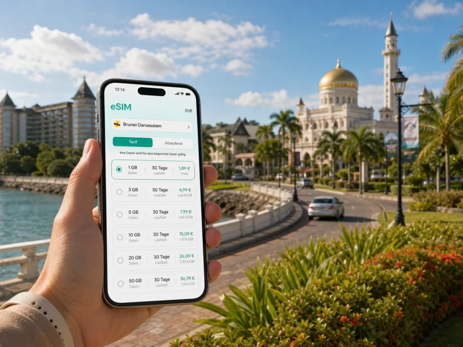 Sengkurong eSIM: Internet für Brunei-Reisen