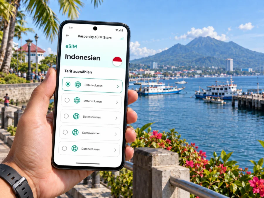 Manado: eSIM für mobiles Internet in Indonesien