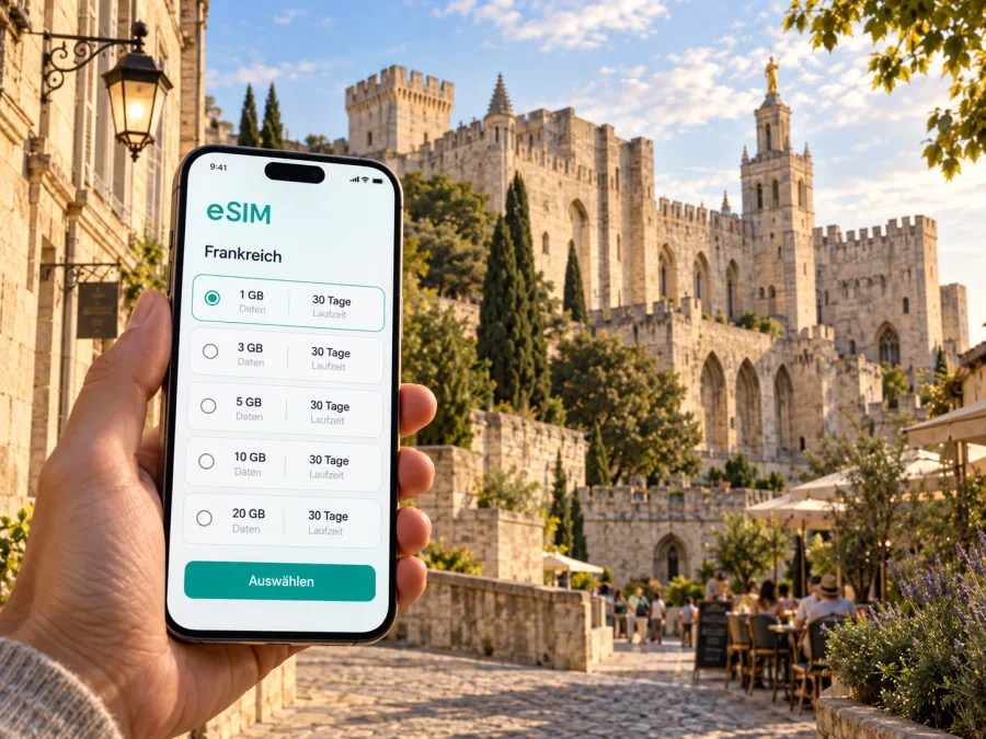 Avignon eSIM: mobiles Internet für die Reise