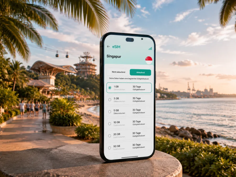 eSIM für Sentosa: Mobiles Internet in Singapur