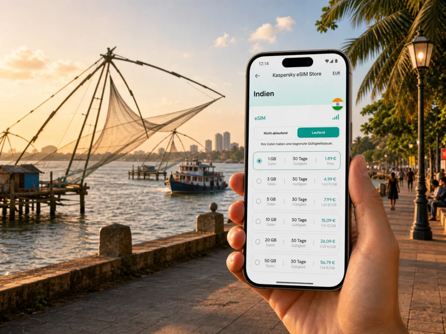Kochi eSIM: mobiles Internet in Indien