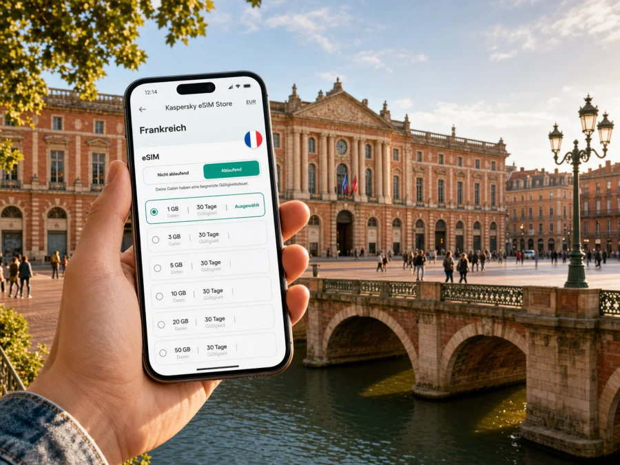 eSIM Toulouse: Internet für Ihre Reise