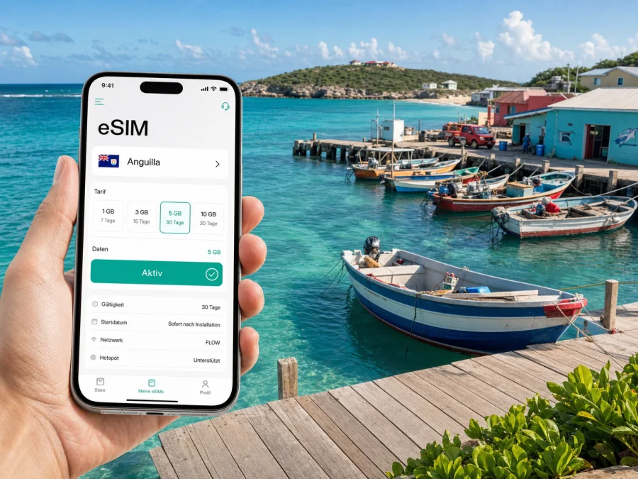 Island Harbor eSIM: Internet in Anguilla