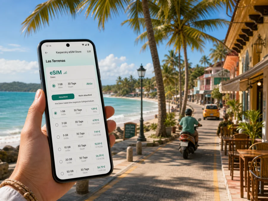 Las Terrenas eSIM: Internet und mobile Verbindung