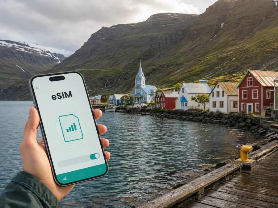 Seydisfjördur eSIM: Internet auf Reisen