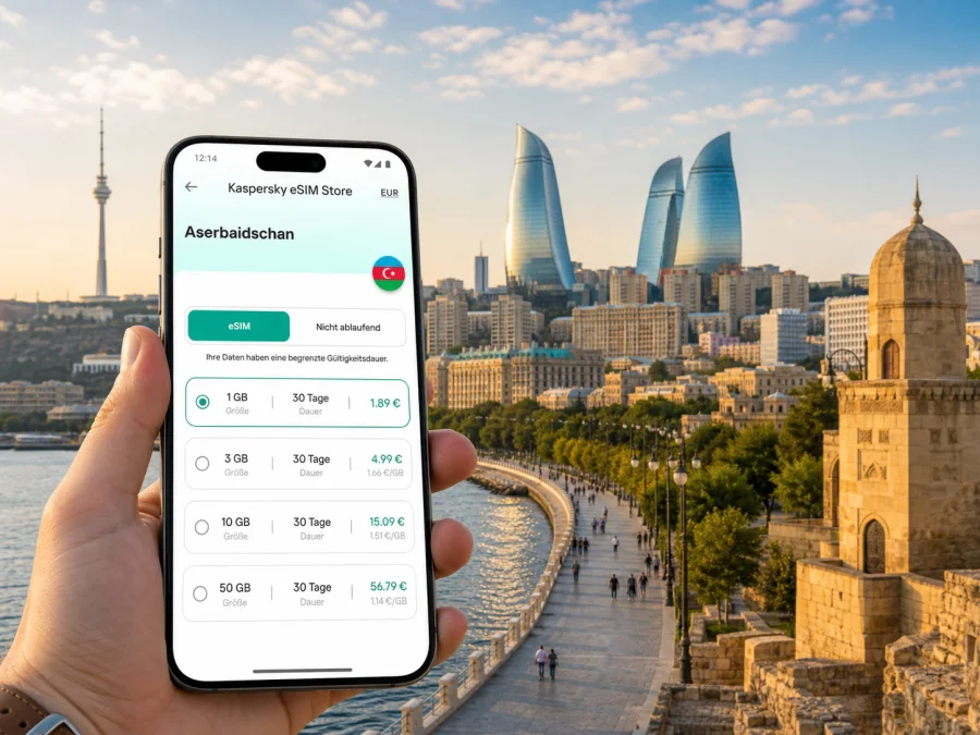 Baku eSIM: mobiles Internet für die Stadt