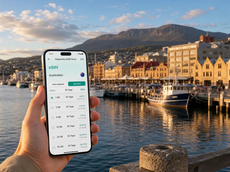 eSIM für Hobart: mobiles Internet auf Reisen