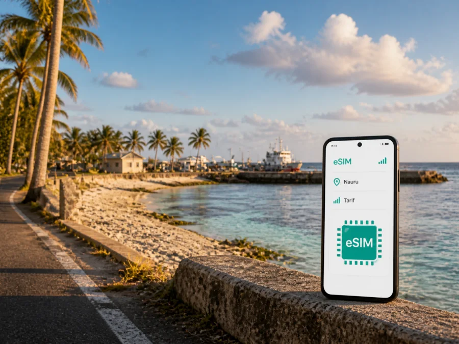Anibare eSIM: mobiles Internet in Nauru