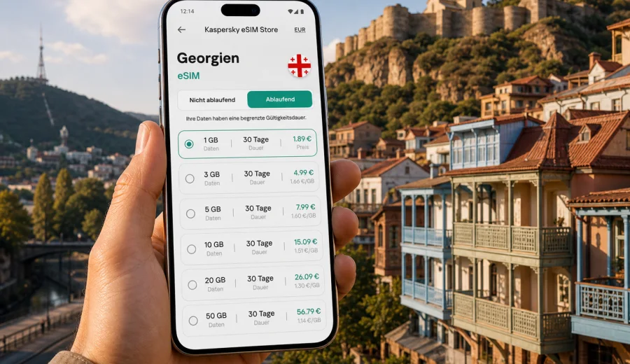 eSIM Georgien: mobile Verbindung und Internet