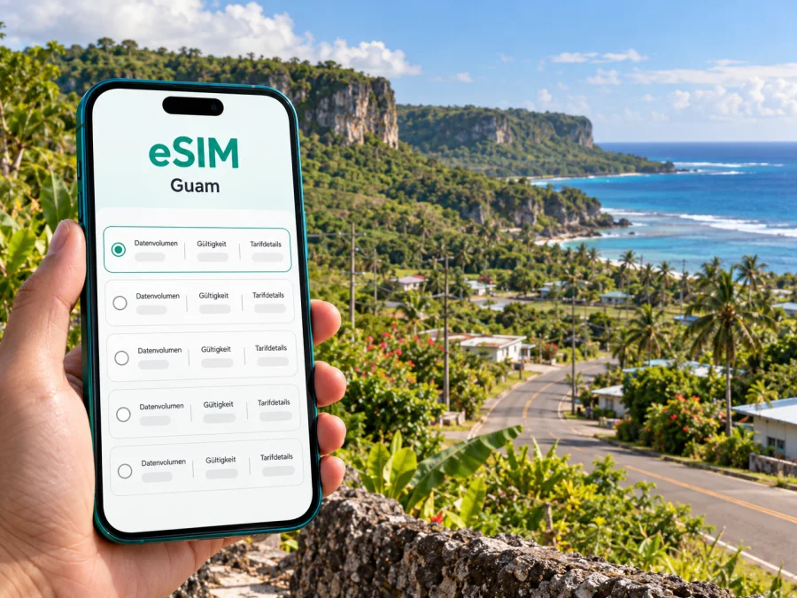 Yigo eSIM: mobiles Internet für Guam