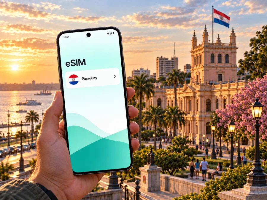 Asuncion eSIM: Mobiles Internet für Ihre Reise