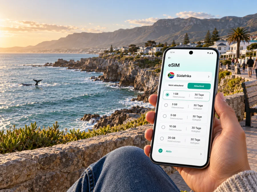 Hermanus eSIM: Mobiles Internet in Südafrika