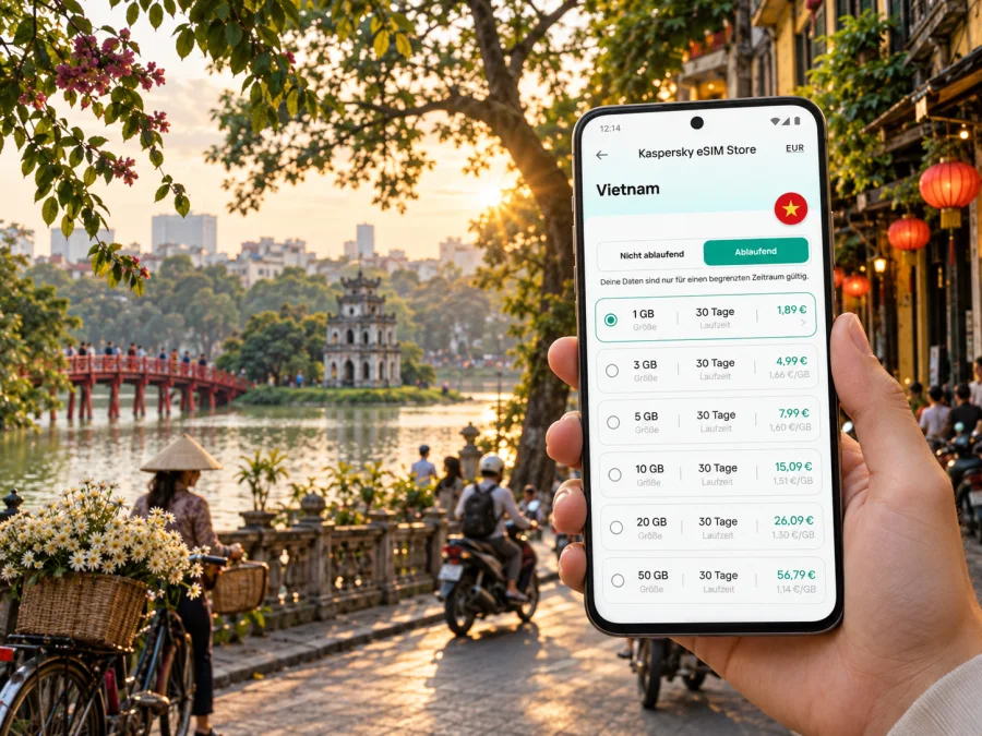 Hanoi eSIM: Mobiles Internet für Ihre Städtereise