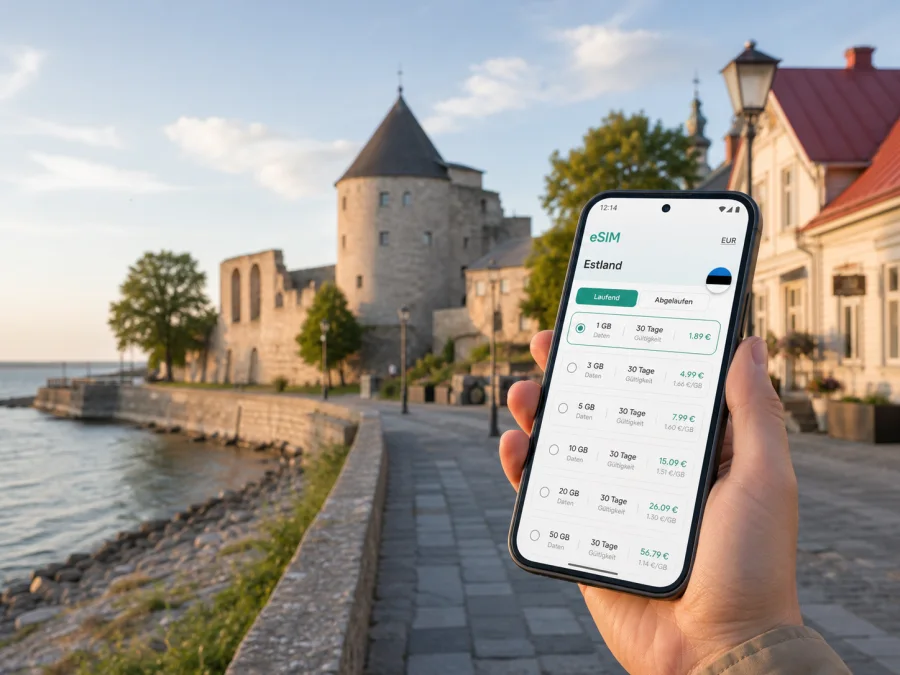 Haapsalu eSIM: mobiles Internet in Estland