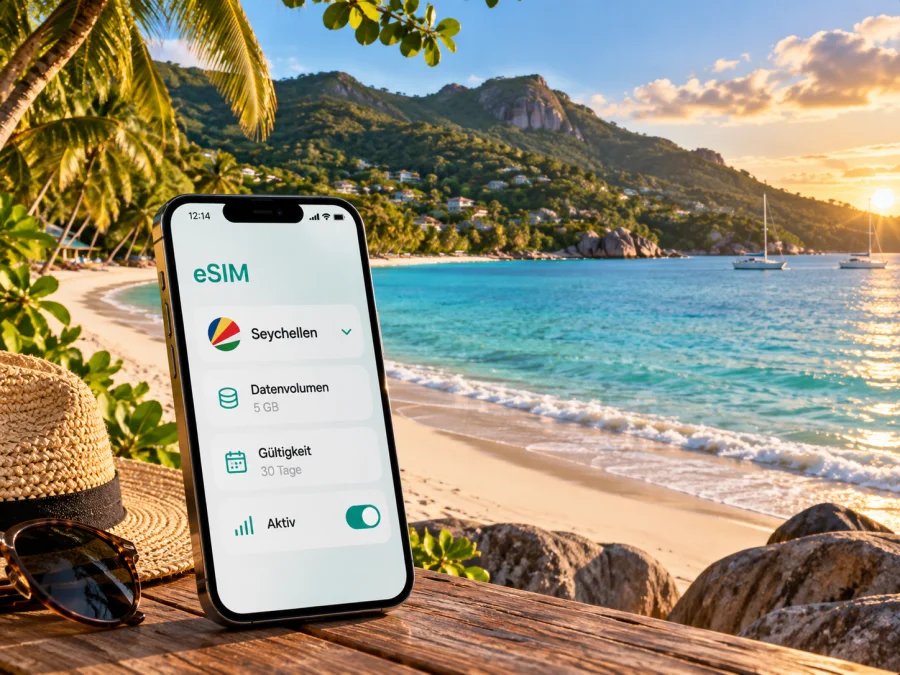 eSIM für Beau Vallon: mobiles Internet auf Mahé