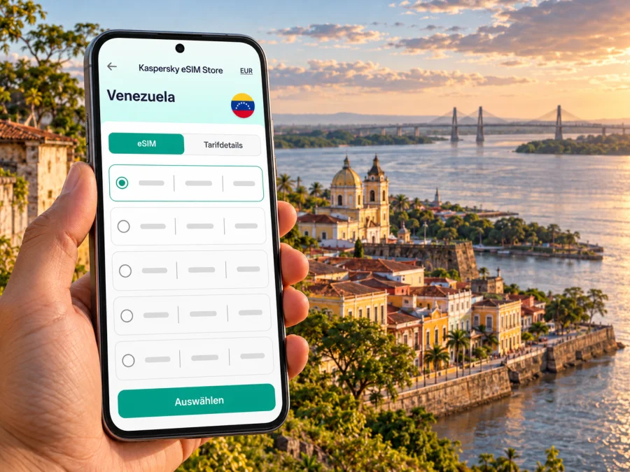 Ciudad Bolivar: eSIM für mobiles Internet in Venezuela