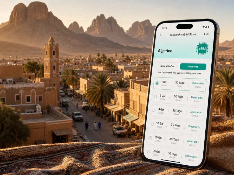 Tamanrasset eSIM: Internet für Ihre Reise