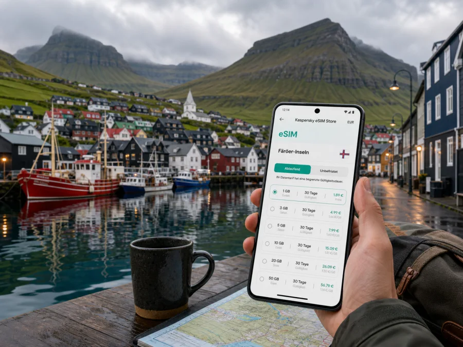 Klaksvik eSIM: Internet für die Färöer-Inseln