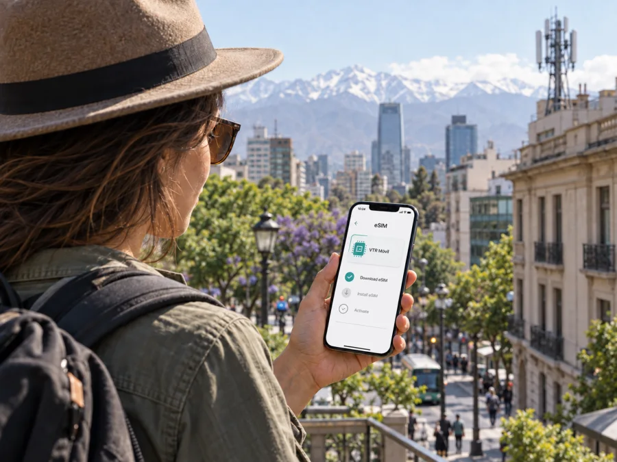 VTR Móvil eSIM in Chile: Verfügbarkeit prüfen