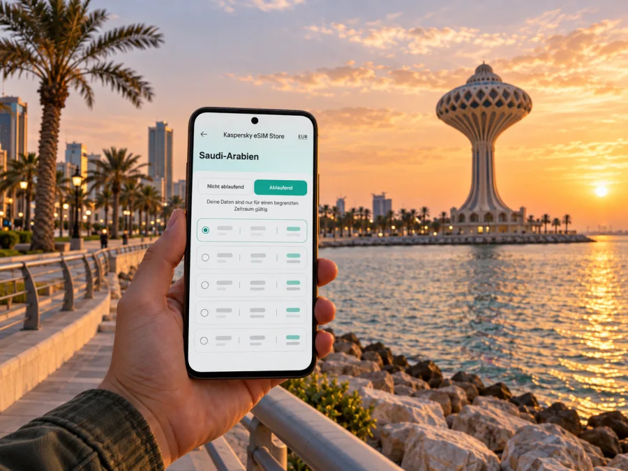 Al Khobar: eSIM für mobiles Internet in Saudi-Arabien