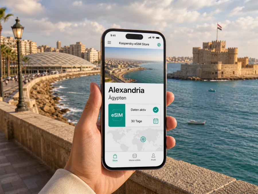 eSIM Alexandria: Internet für Ihre Reise