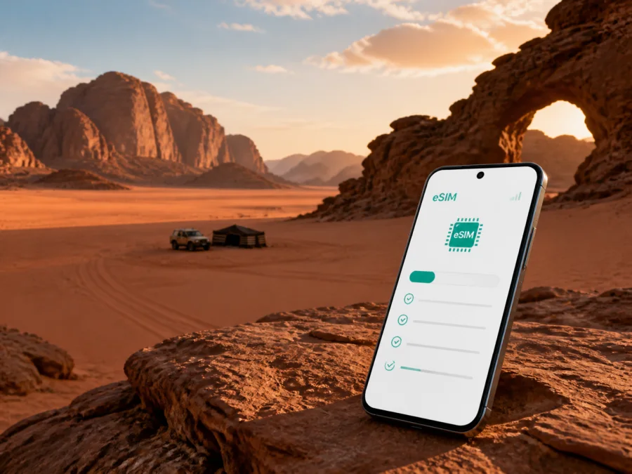 Wadi Rum eSIM: Internet und mobile Verbindung