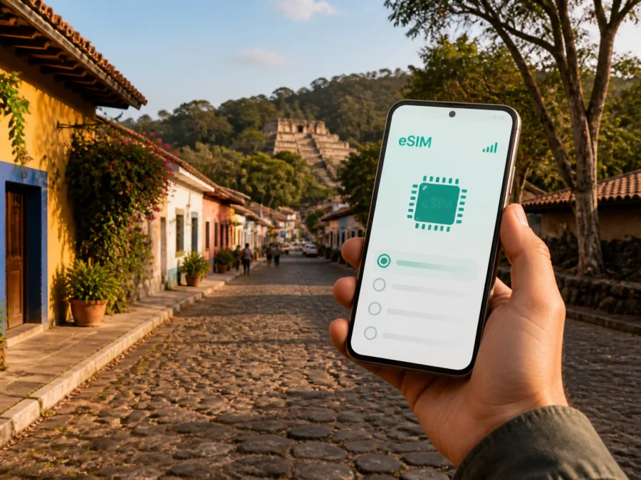 eSIM für Copan Ruinas: mobiles Internet in Honduras