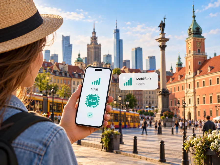 Play eSIM in Polen: Aktivierung und Netz prüfen