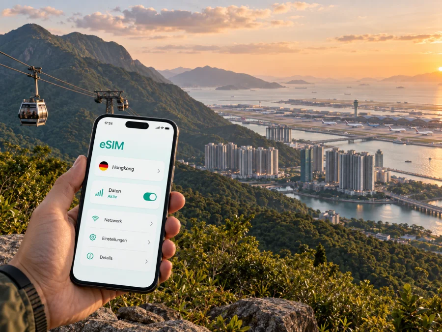 Lantau Island eSIM: Internet für Hongkong