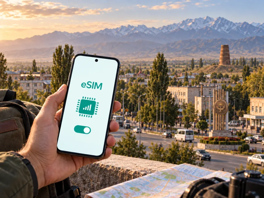 Tokmok eSIM: mobiles Internet in Kirgisistan