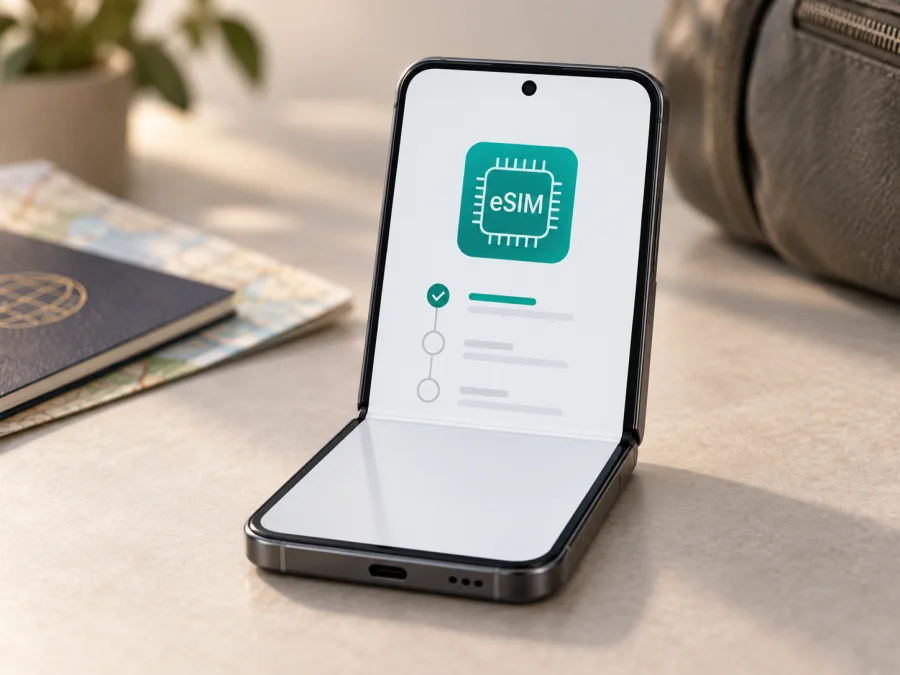Samsung Galaxy Z Flip 5G 256GB mit eSIM: prüfen