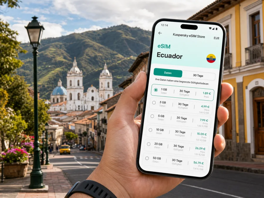 Loja eSIM: mobiles Internet für Ecuador