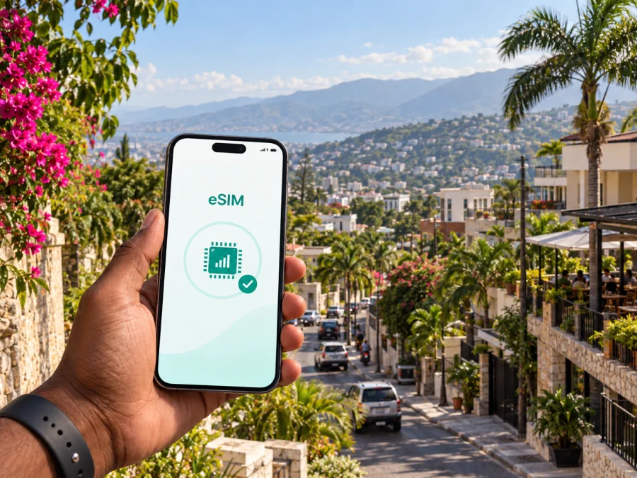 eSIM für Pétion-Ville: mobiles Internet in Haiti
