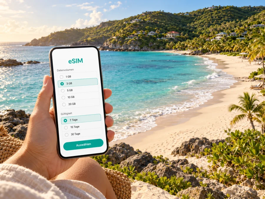Flamands: eSIM und mobiles Internet auf Saint-Barthélemy