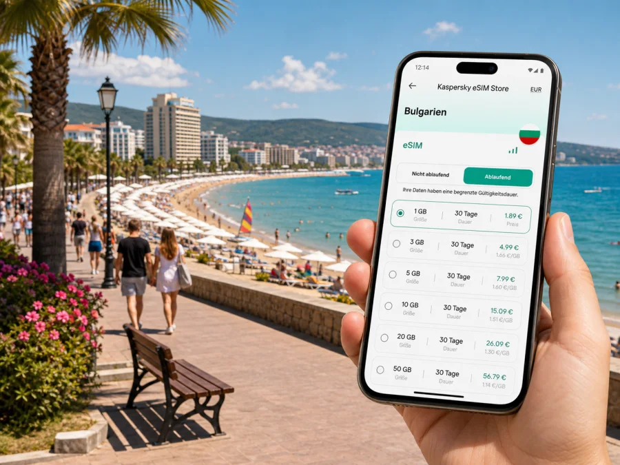 Sonnenstrand eSIM: Internet in Bulgarien