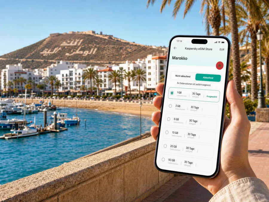 eSIM Agadir: mobiles Internet für Ihre Reise
