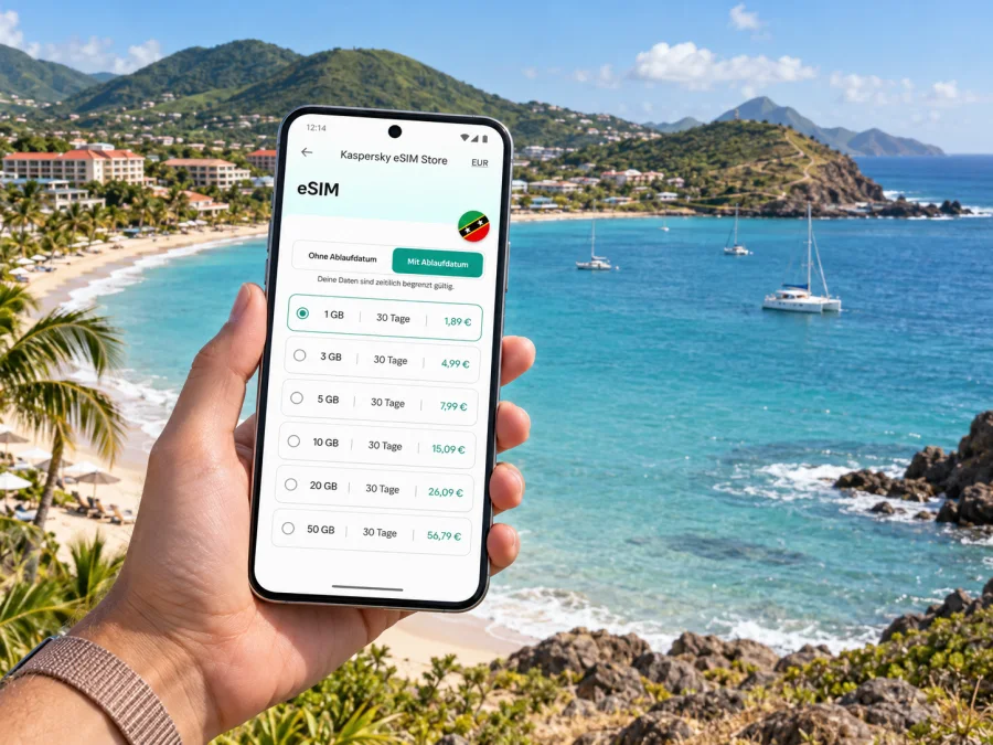Frigate Bay: eSIM für mobiles Internet | St. Kitts