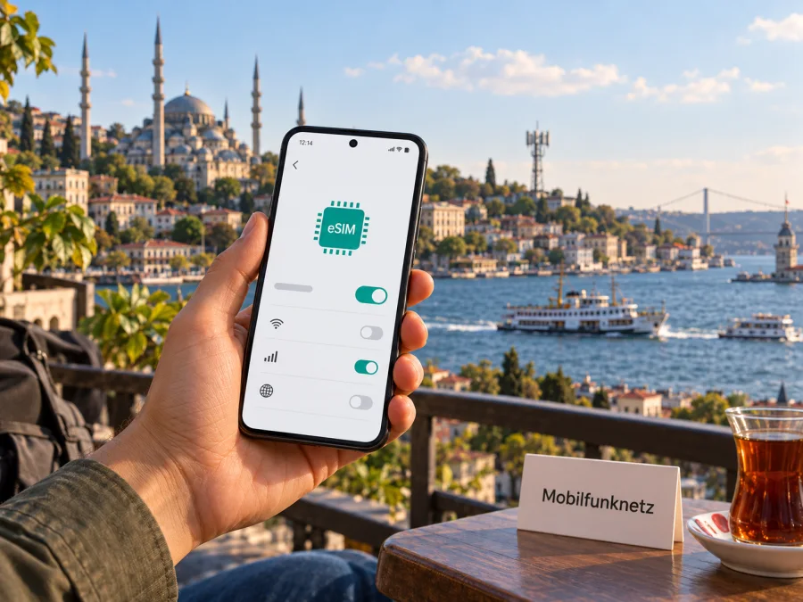 Vodafone Turkey eSIM in der Türkei: Aktivierung