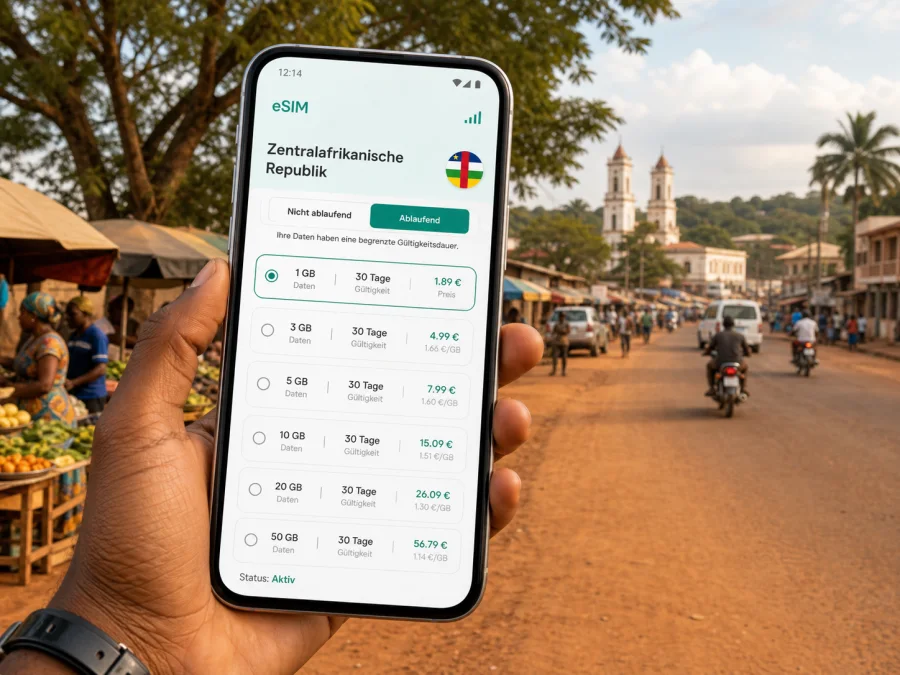 Bambari eSIM: mobiles Internet auf Reisen