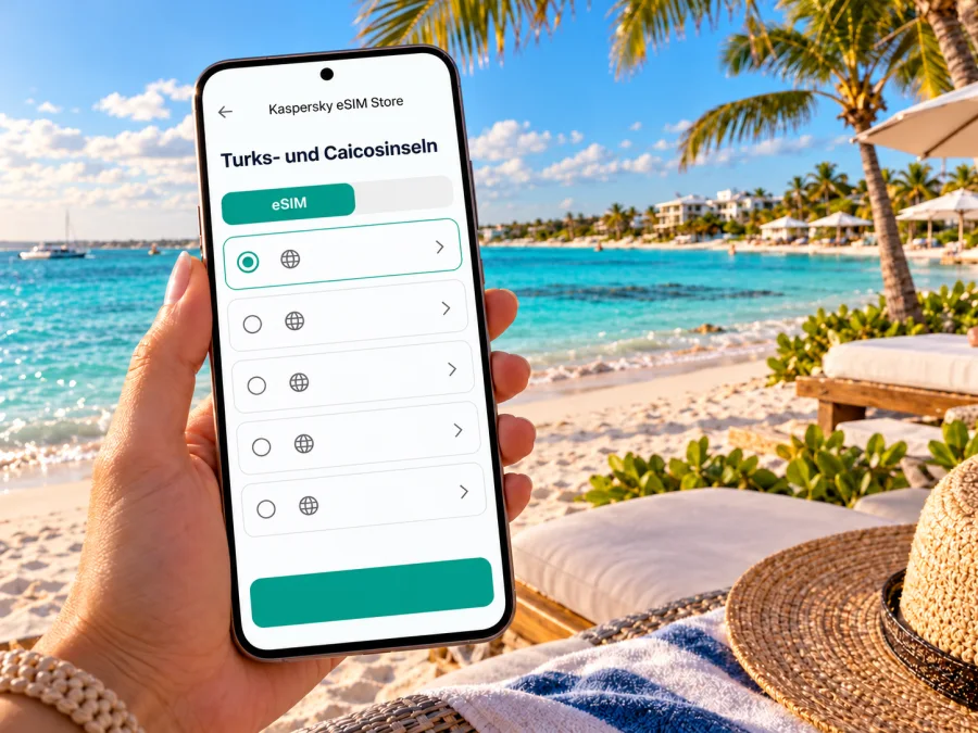 Grace Bay eSIM: mobiles Internet auf Providenciales
