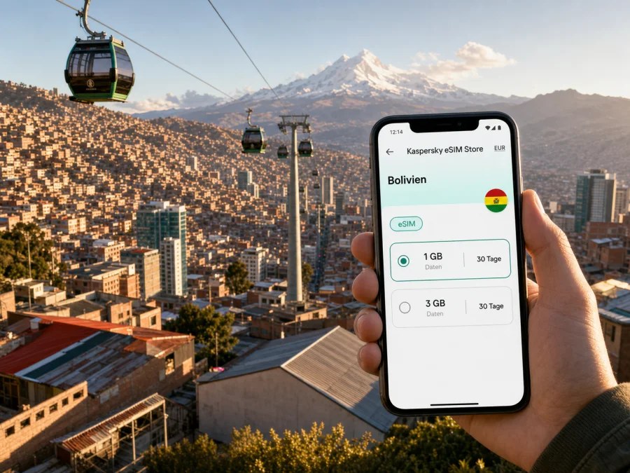 La Paz eSIM: mobiles Internet in Bolivien