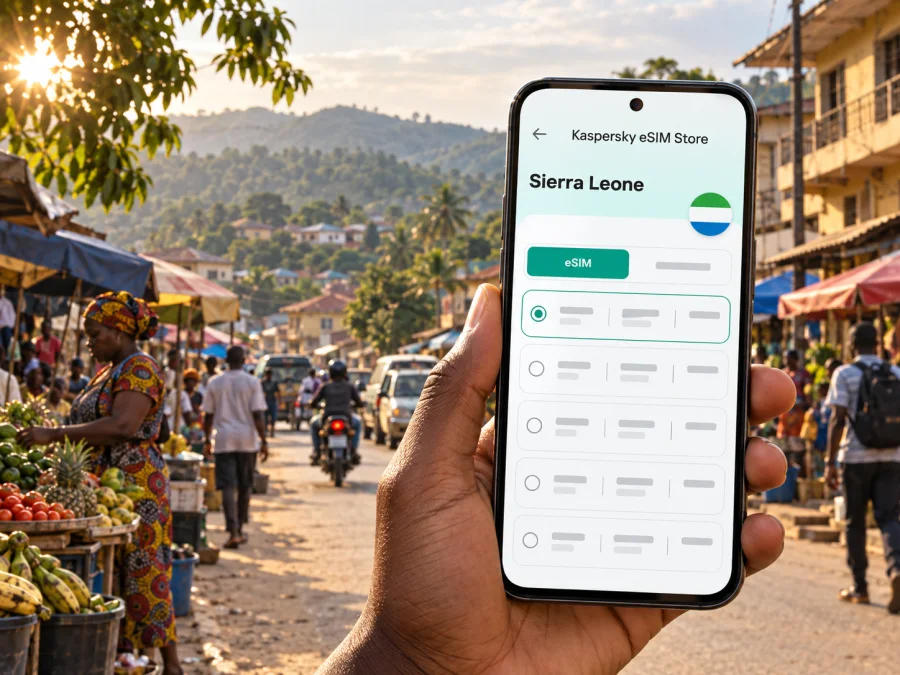 Kenema mit eSIM: mobiles Internet in Sierra Leone