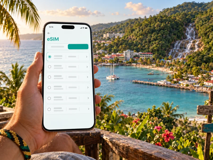 Ocho Rios eSIM: mobiles Internet in Jamaika
