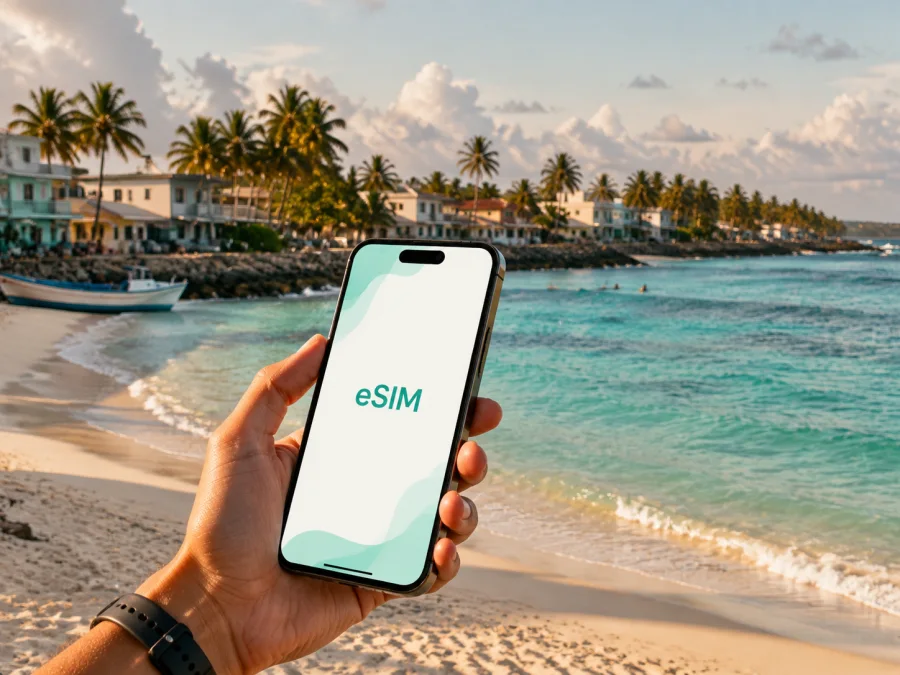 Thulusdhoo eSIM: mobiles Internet auf den Malediven