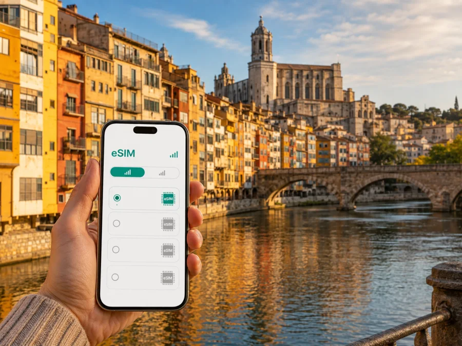 Girona eSIM: Mobiles Internet für Ihre Reise