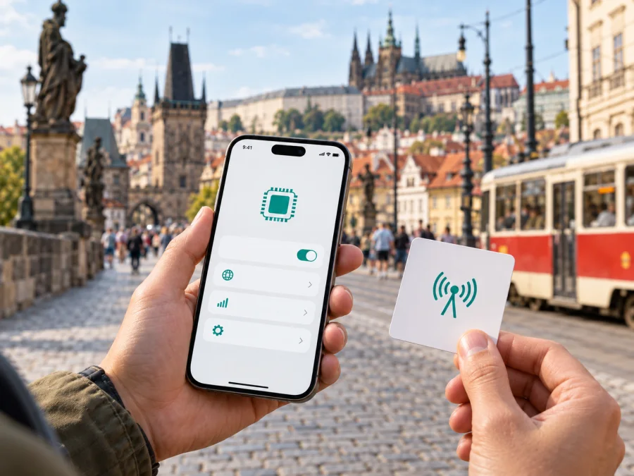 Vodafone eSIM in der Tschechischen Republik
